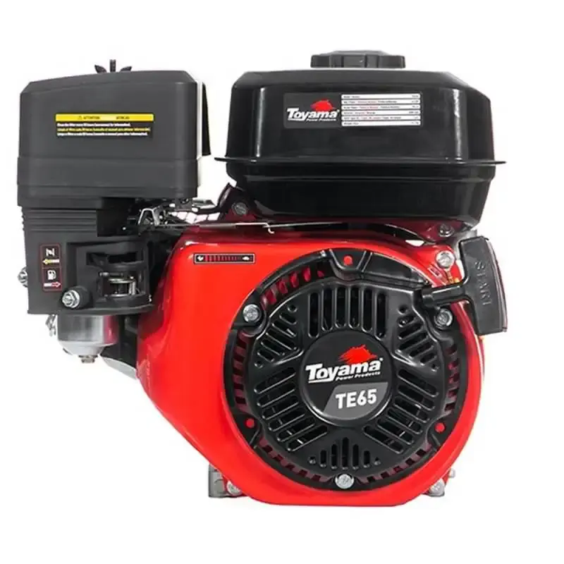Motor gasolina 6.5 HP 4 tempos multiuso partida manual TE65X 004-200 Toyama — fotografia 4