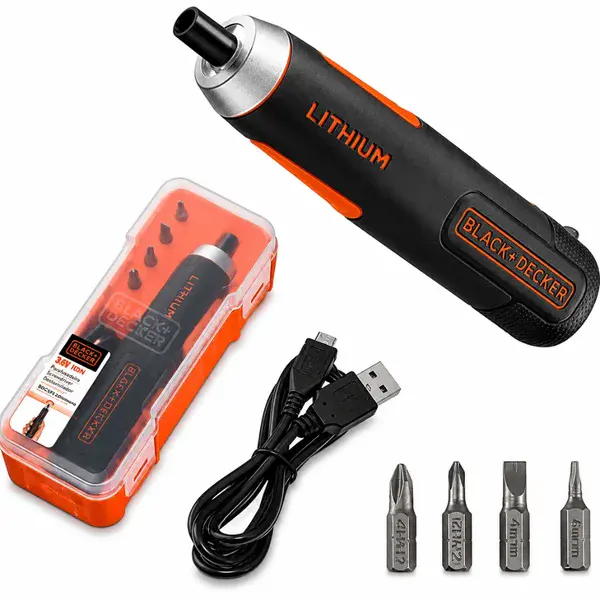 Parafusadeira 4V eletricista - black-decker — fotografia de referência
