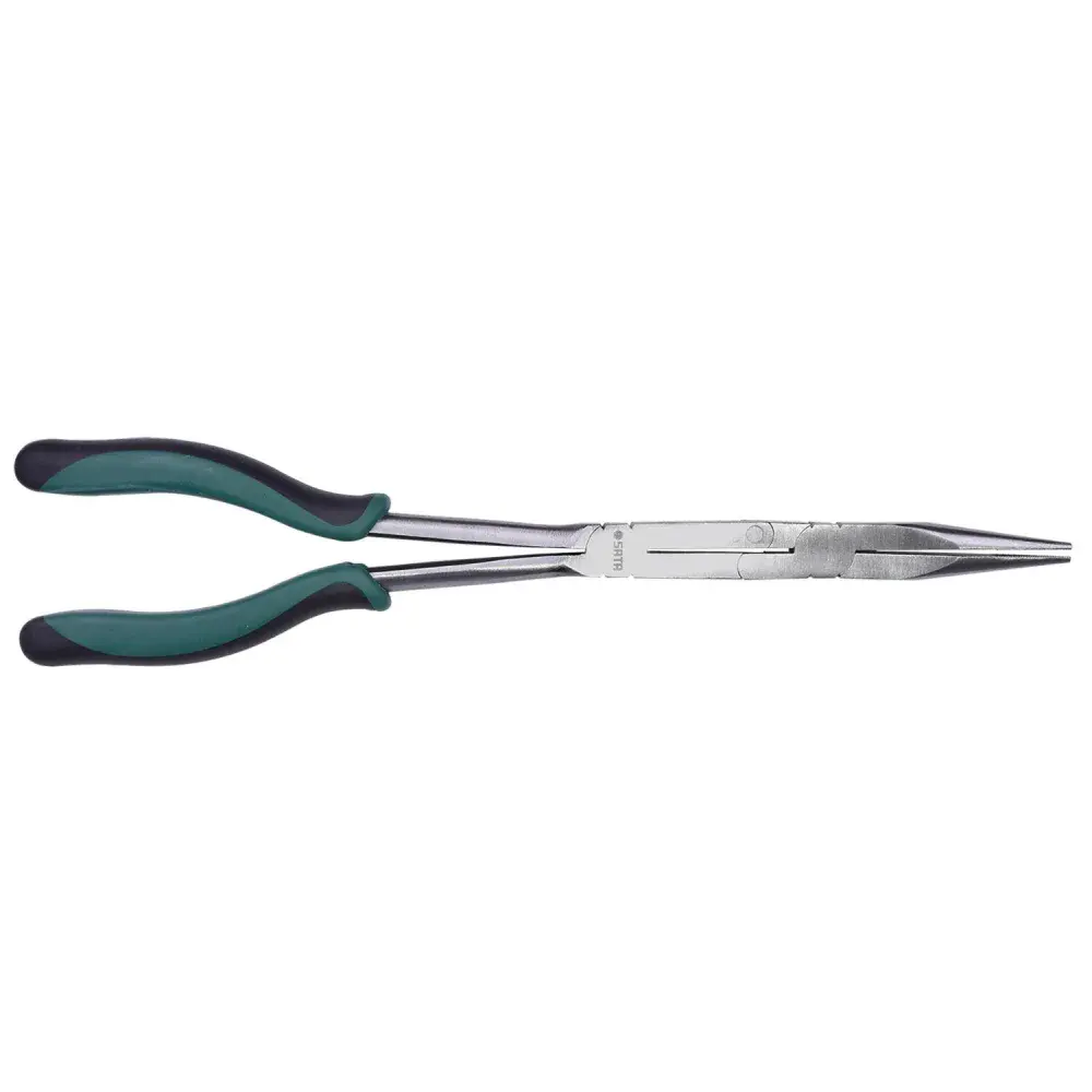 Alicate bico meia cana extra longo reto 34 cm ST70711ST Sata — fotografia 2