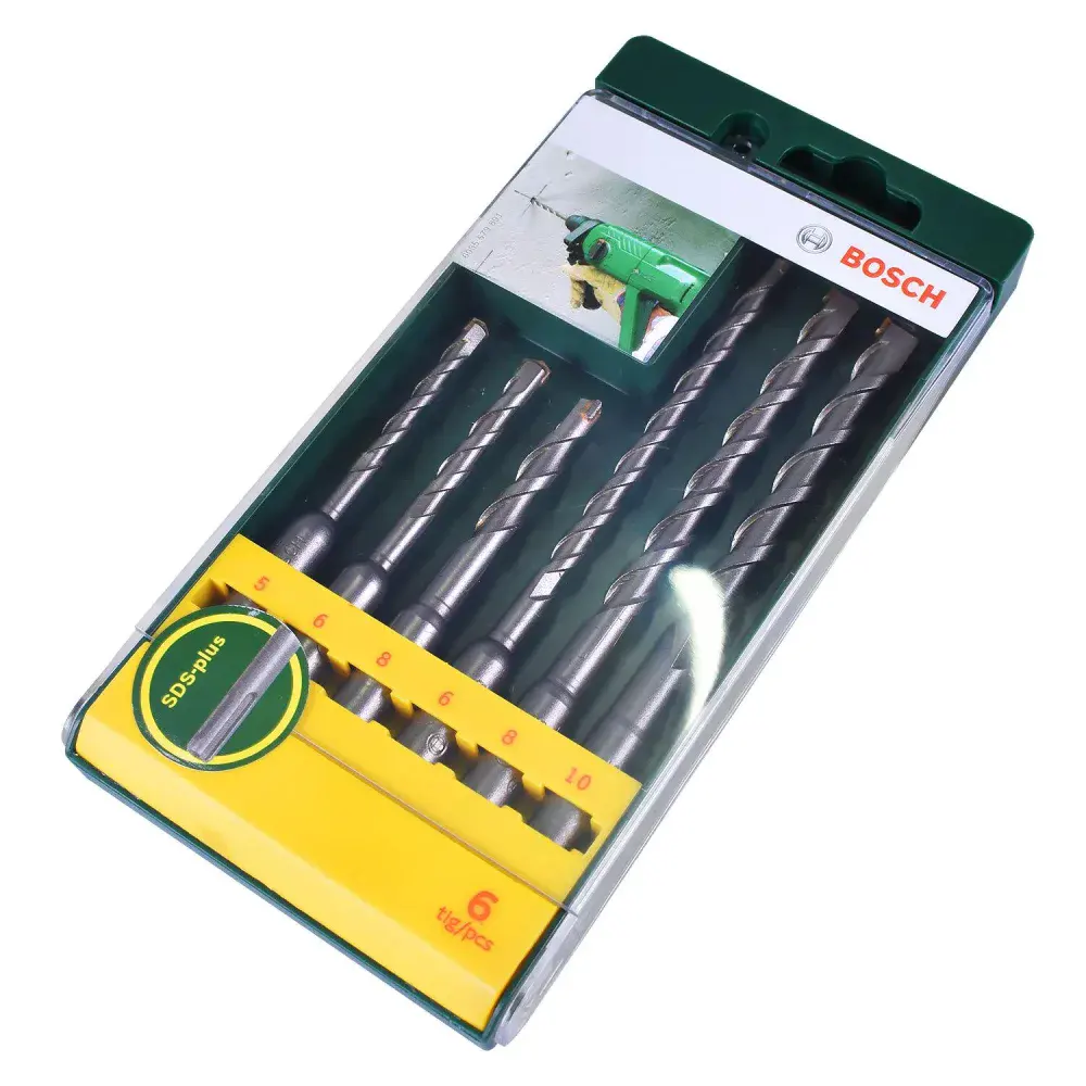 Jogo de brocas sds plus de 5 a 10 mm Bosch - 6 peç — fotografia 5