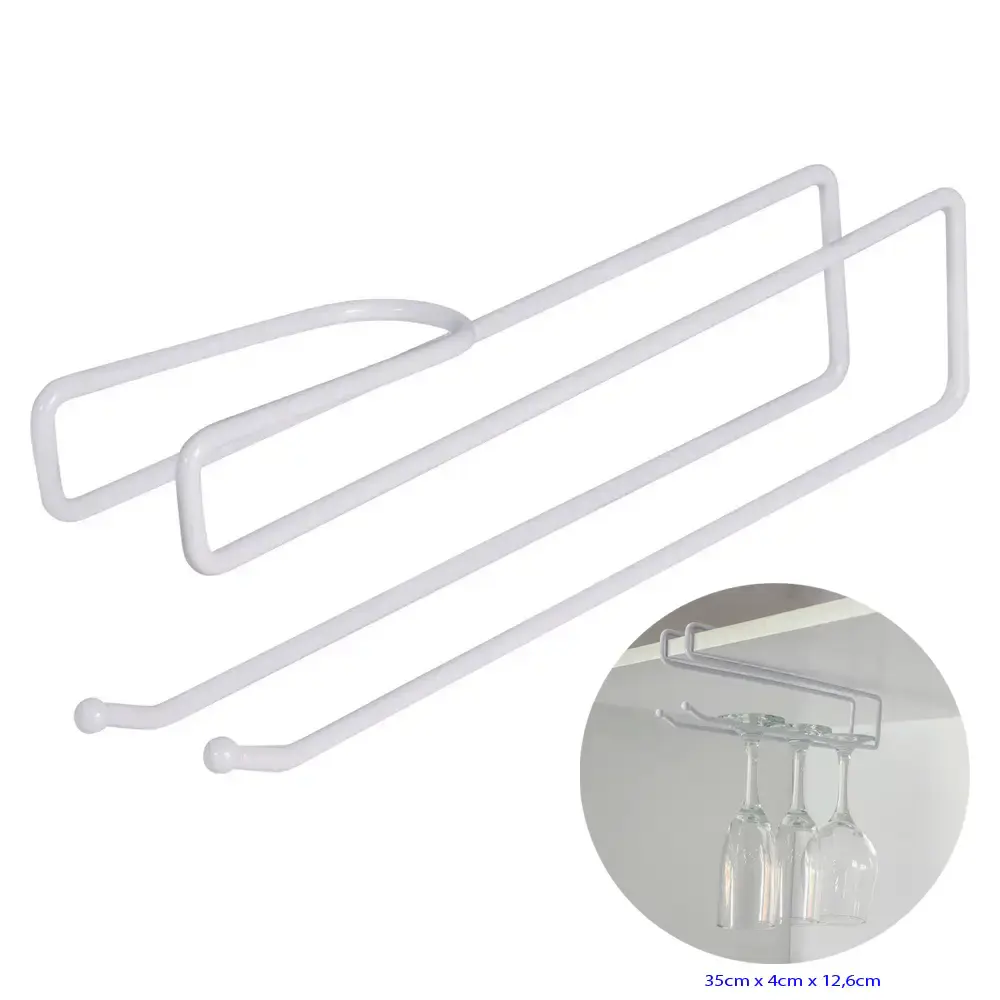 Kit organizador de armário com 08 peças viena branco BEL — fotografia 4