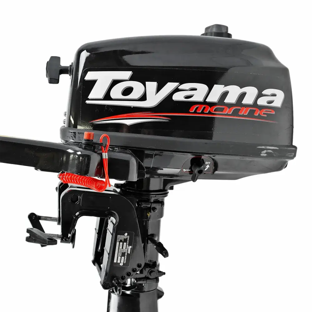 Motor de popa TM5.8TS de barco 5.8HP 2 tempos a gasolina da Toyama — fotografia 9