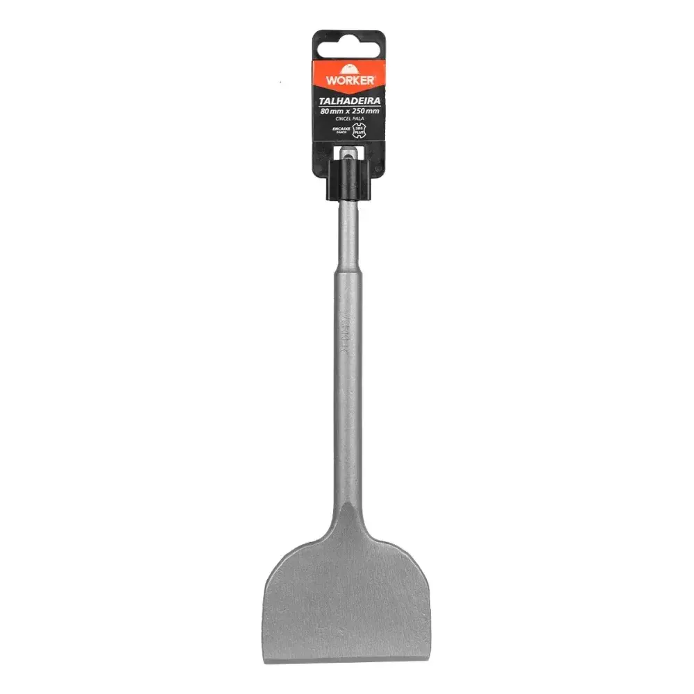 Talhadeira encaixe sds plus ponta pá 80MM x 250MM Worker — fotografia 5