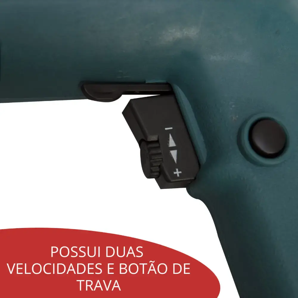Furadeira de impacto 3/8 POL 550W Evald 220 V — fotografia 2