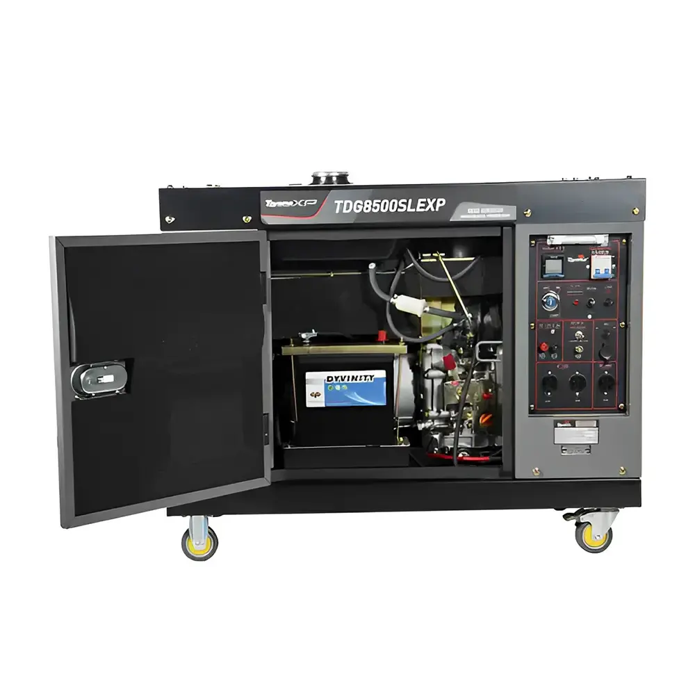 Gerador á Diesel 7 KVA Mono Bivolt Silencioso com Partida Elétrica 251-074 TOYAMA — fotografia 4
