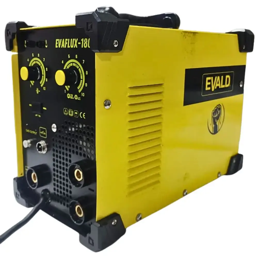 Máquina solda multiprocesso mig, MIG sem gás, TIG eletrodo EVAFLUX-180 bivolt Evald — fotografia de referência