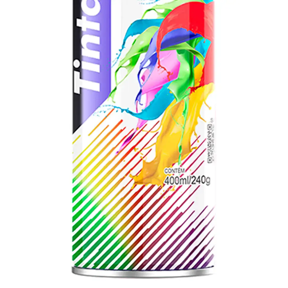 Tinta Spray 400 ml Branco com 03 Uni MUNDIAL PRIME — fotografia 4