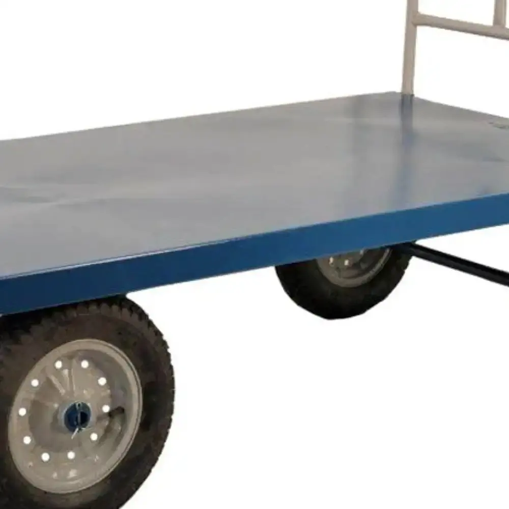 Carrinho plataforma com grade 800KG PLA-800G Fercar — fotografia 5