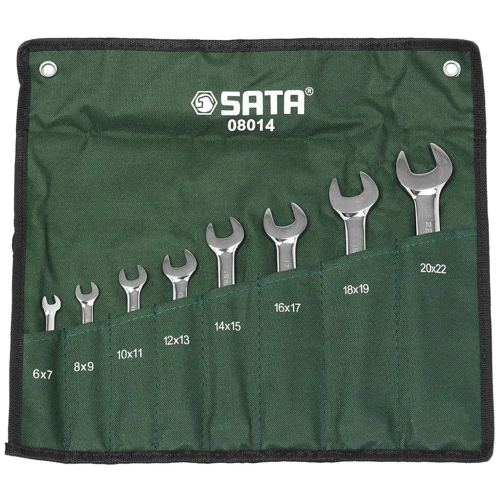 Jogo de chave fixa 6 a 22MM Sata ST08014SJ - 8 peç