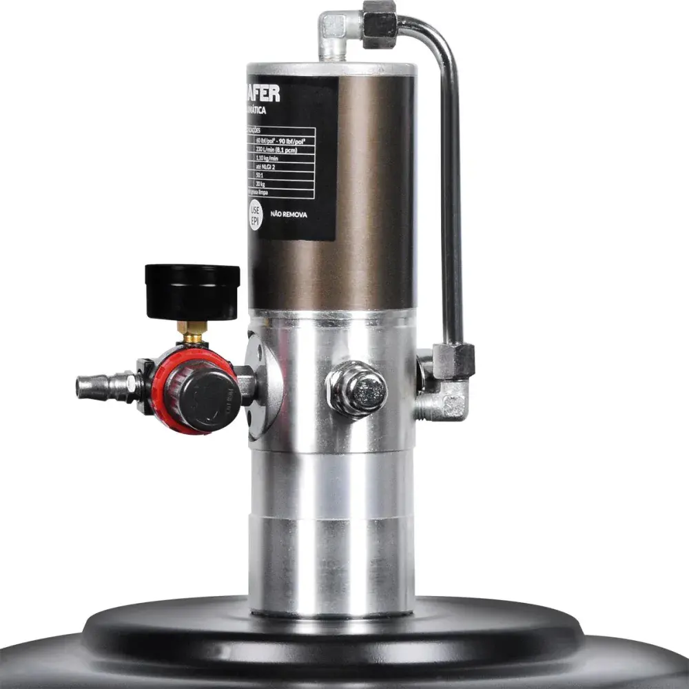 Propulsora pneumática com reservatório 30KG Bumafer — fotografia 5