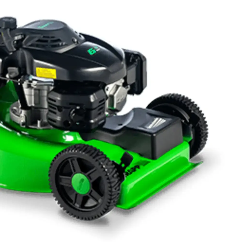 Cortador de grama gasolina 6.5 HP 4T recolhedor roda alta LF-55C Trapp — fotografia 4