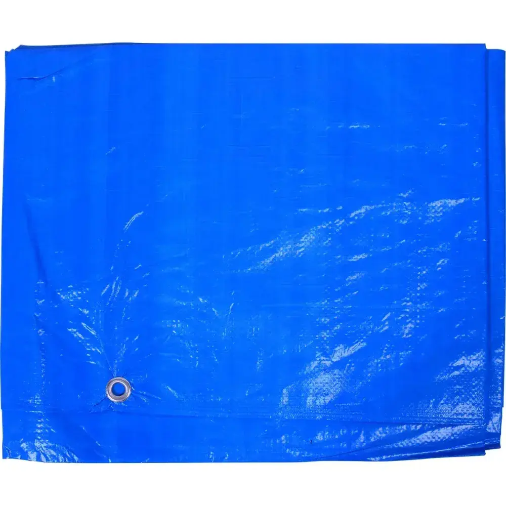 Lona encerada de polietileno 150 micras 2M x 2M azul Worker — fotografia 6