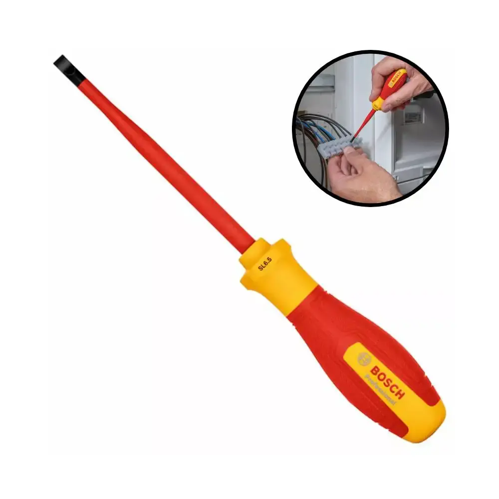 Chave de Fenda SL 6,5 x 125 mm VDE 1000 V BOSCH — fotografia 3