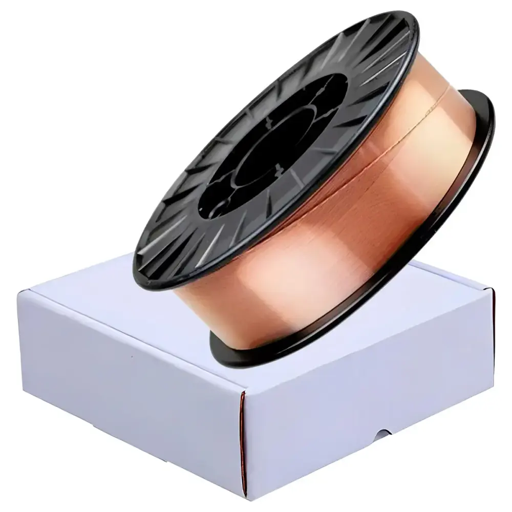 Arame para solda MIG rolo 5 kgs 0.8MM ER70S-6 Evald — fotografia 5
