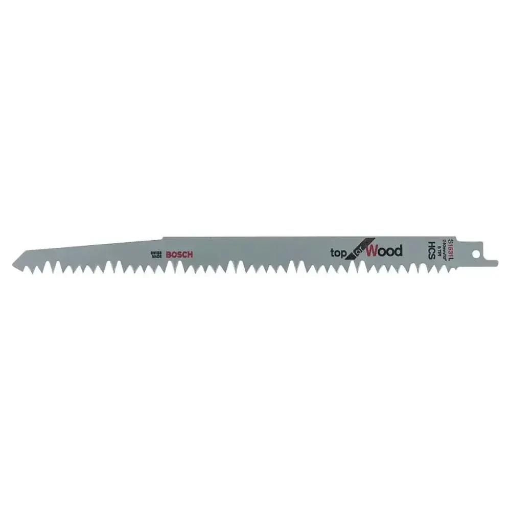 Lâmina de serra sabre S1531L para madeira 2 peç 240MM Bosch — fotografia 4
