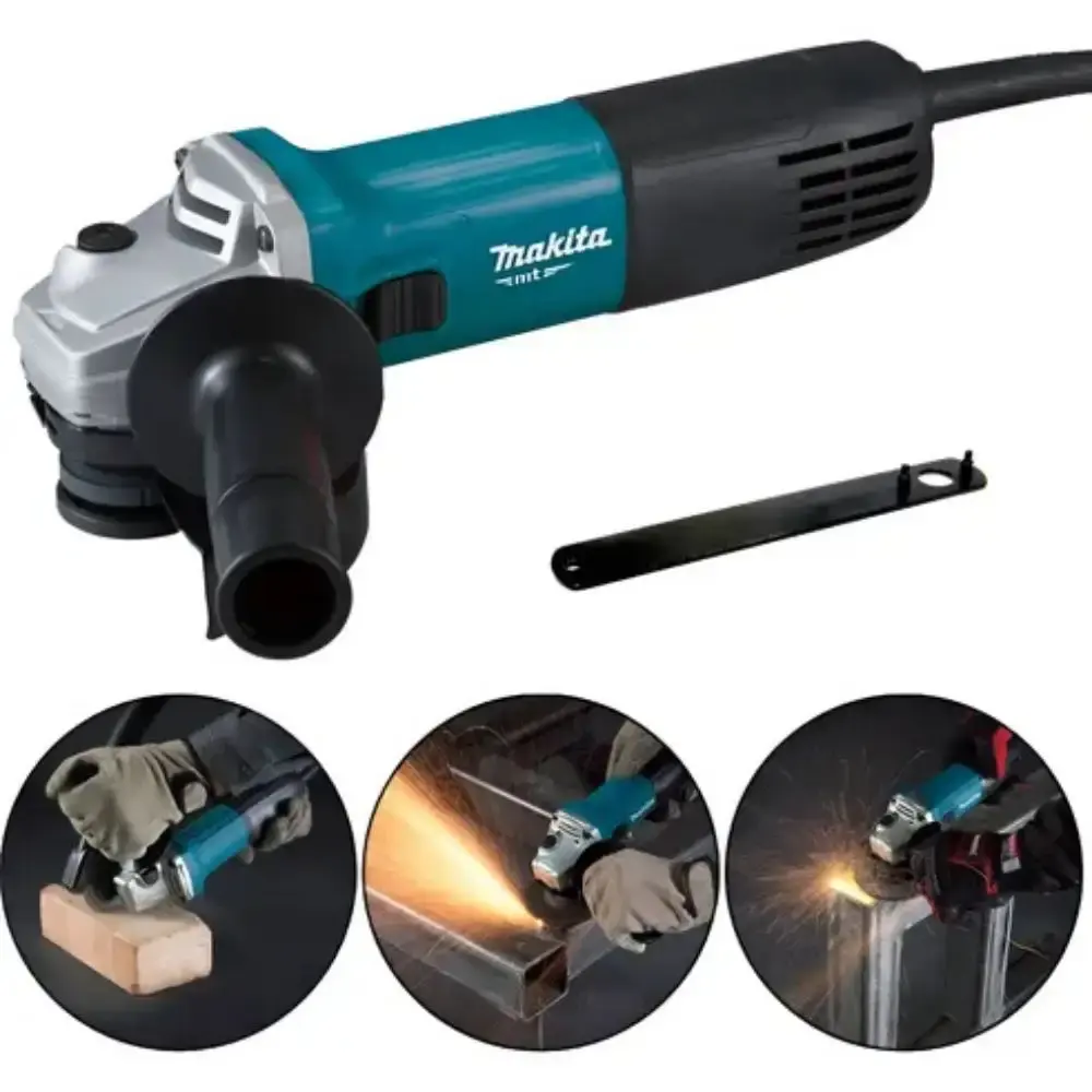 Esmerilhadeira angular 4.1/2 polegadas Makita com 3 discos evald 110 V — fotografia 8