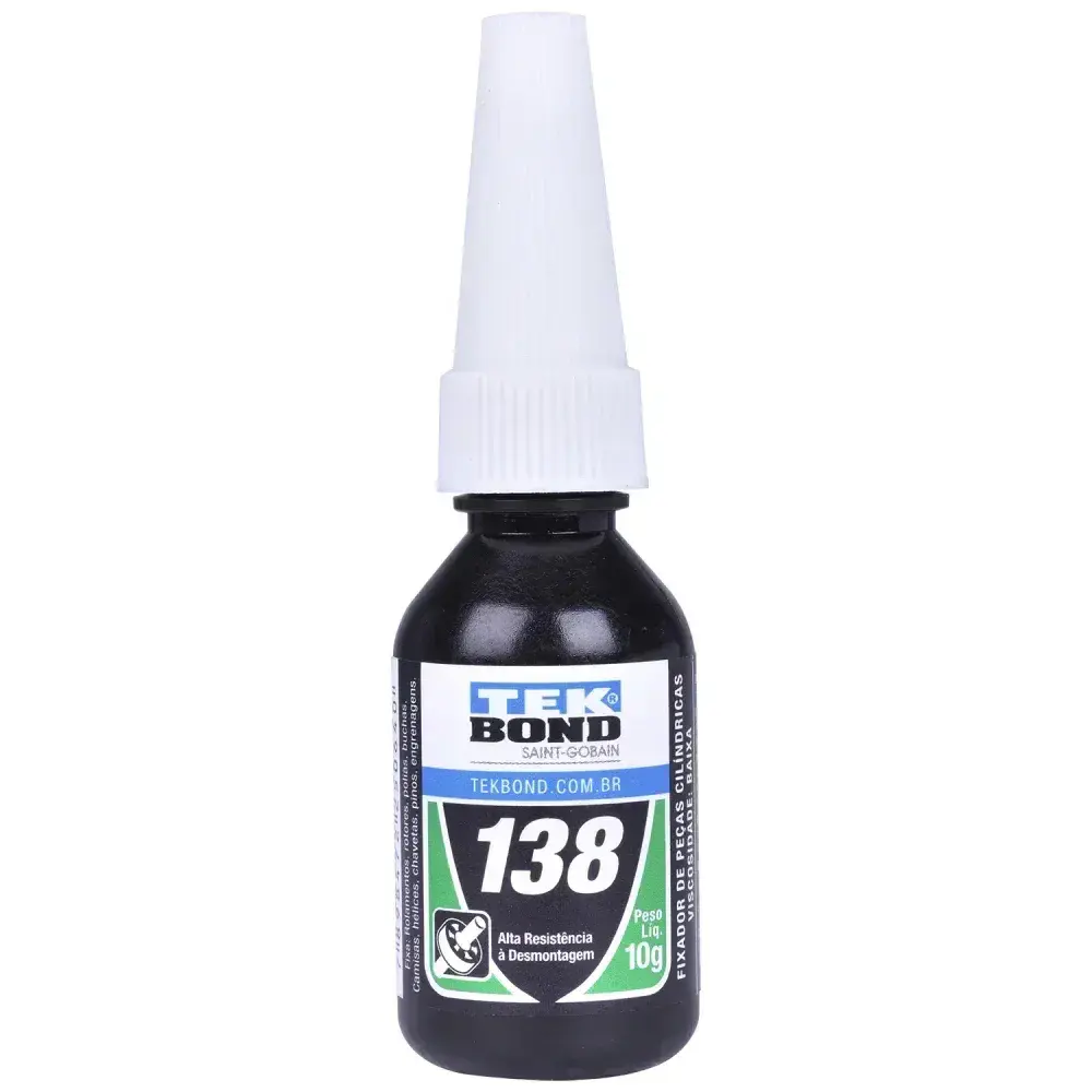 Adesivo fixa rolamento 138 verde 10 g Tekbond — fotografia 7