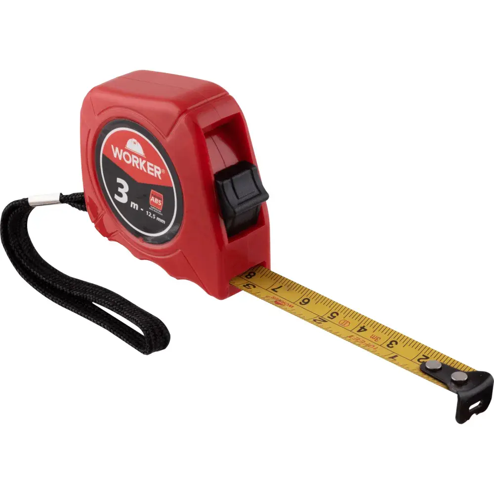 Trena abs 3M x 12,5MM vermelha Worker — fotografia 4
