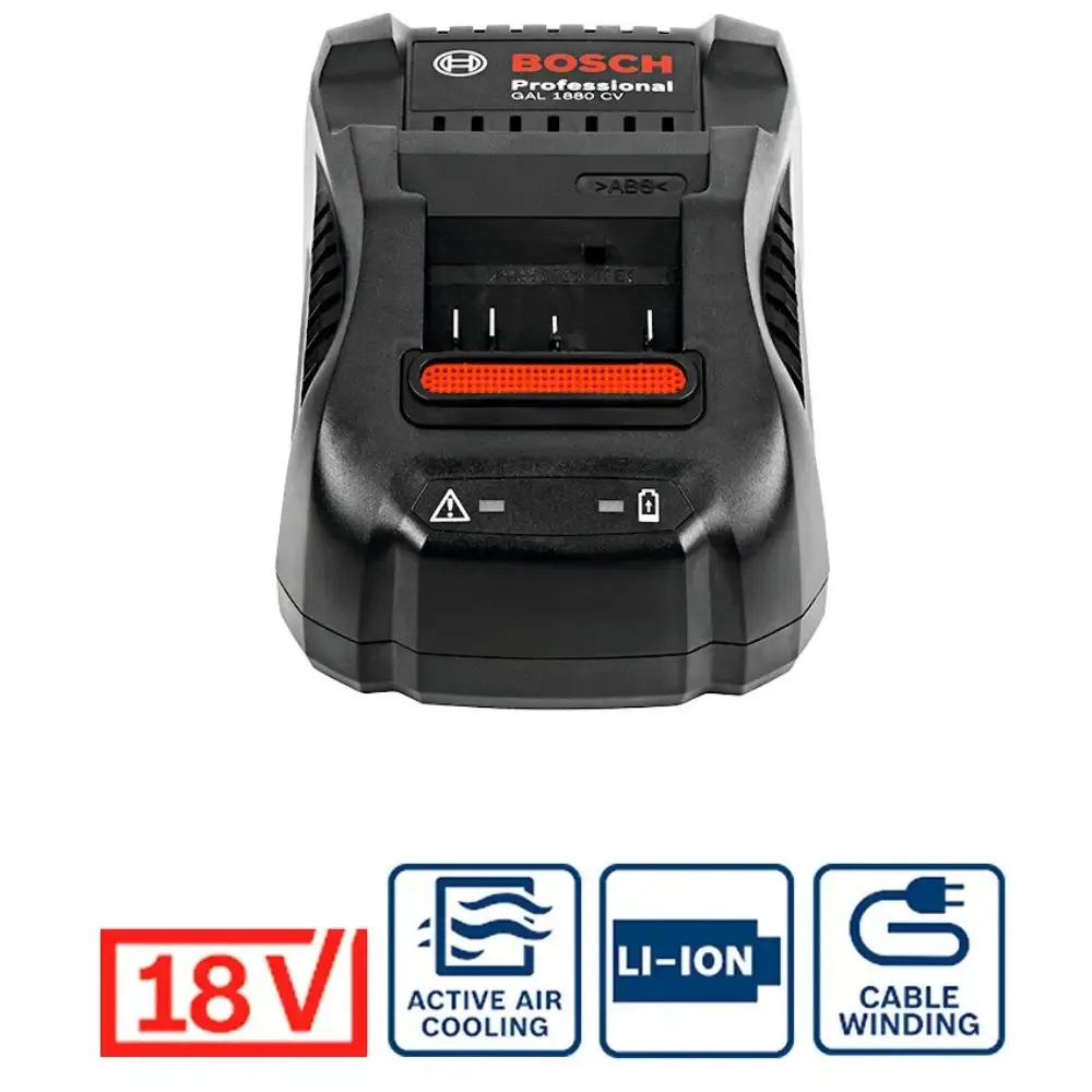 Kit de 2 baterias 8,0AH 18V procore e carregador gal 1880CV 220V Bosch — fotografia 4