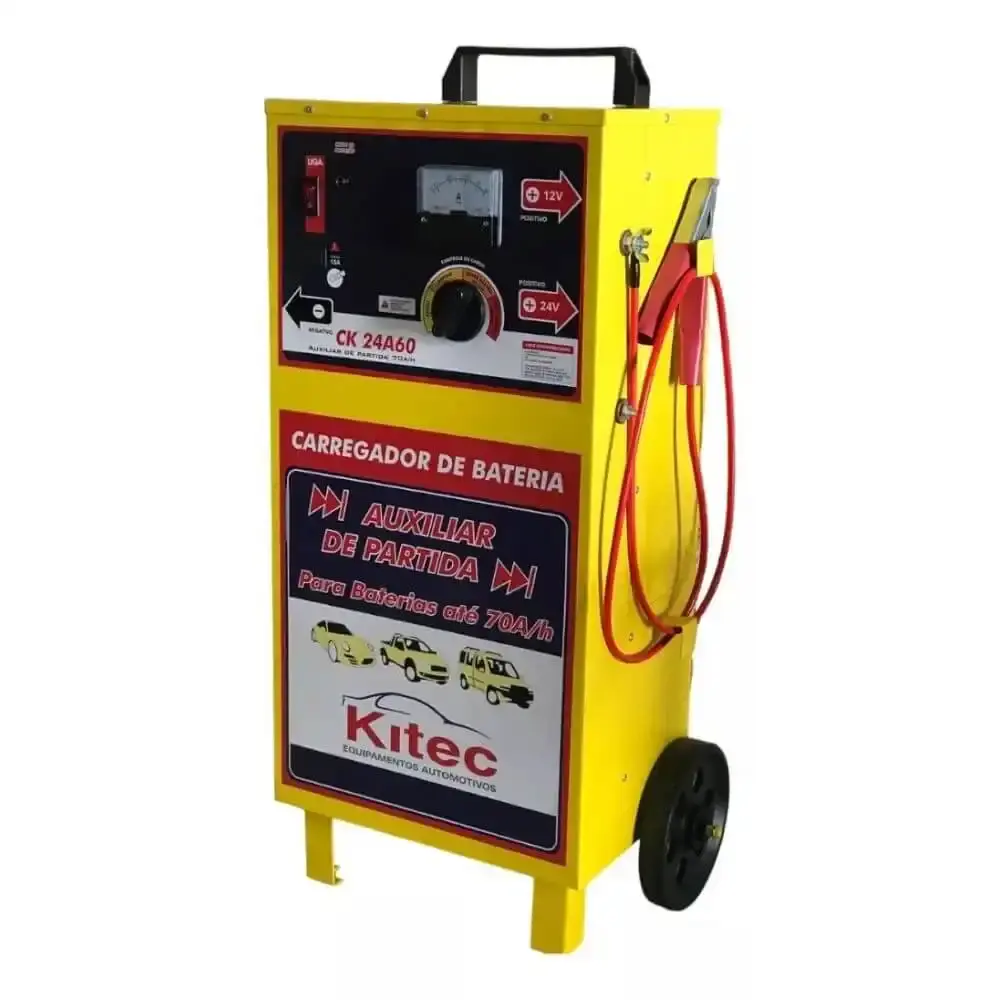 Carregador de bateria 50AH/12V 25AH/24V CK24A60 Kitec — fotografia 3