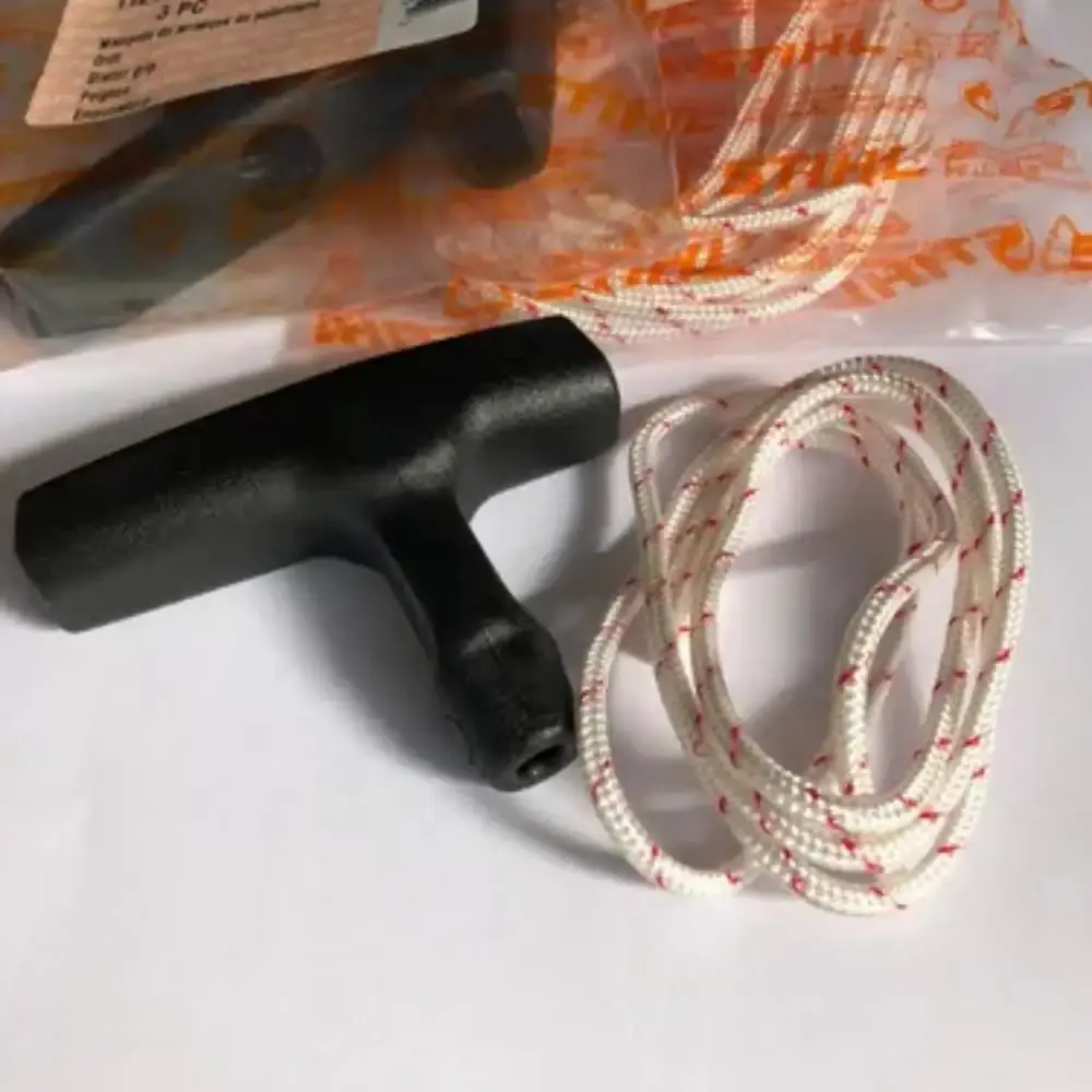 Manípulo de arranque em polietileno para motosserra Stihl — fotografia 3