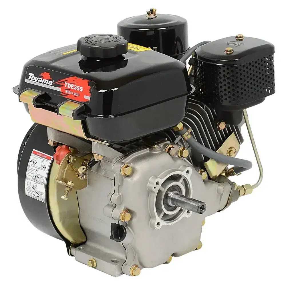 Motor a diesel horizontal 3,3 hp 4 tempos TDE35S Toyama — fotografia 7