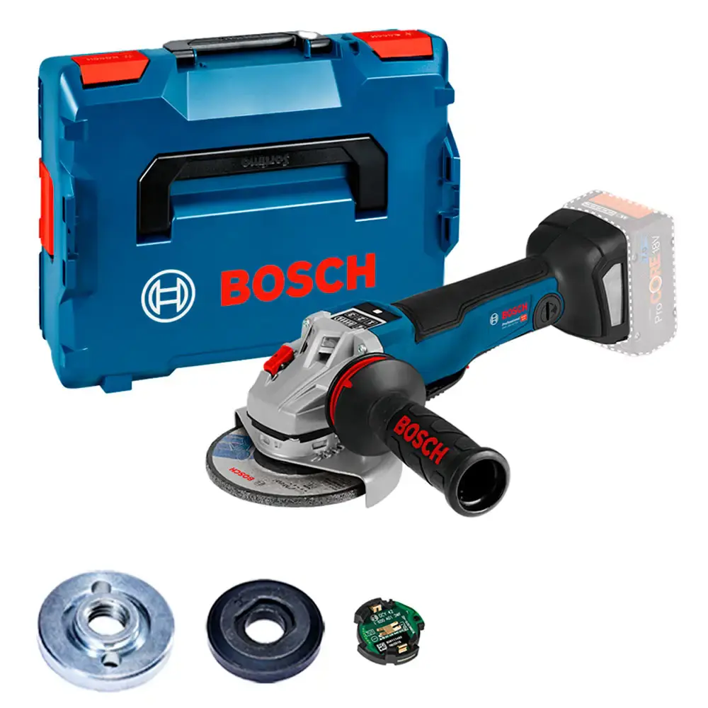 Esmerilhadeira angular 4.1/2 pol sem bateria 18V-10 PSC Bosch — fotografia de referência