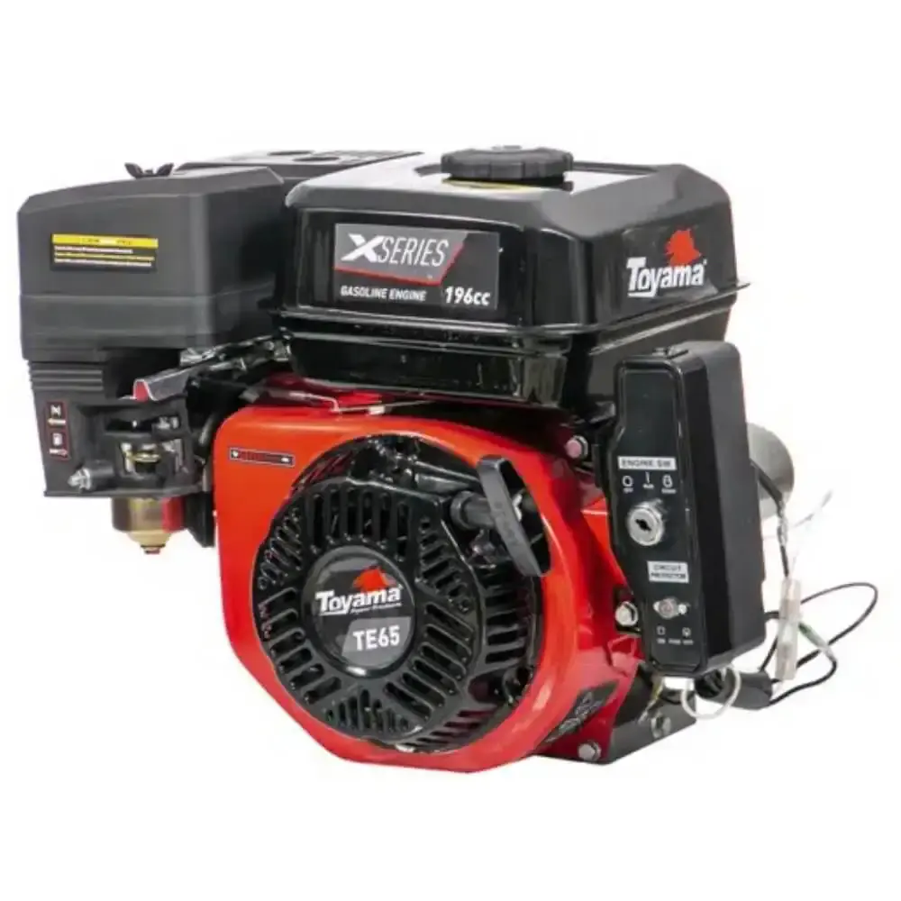 Motor gasolina 6.5HP 4 tempos com partida eletrica TE65EKX 004-201 Toyama — fotografia 3