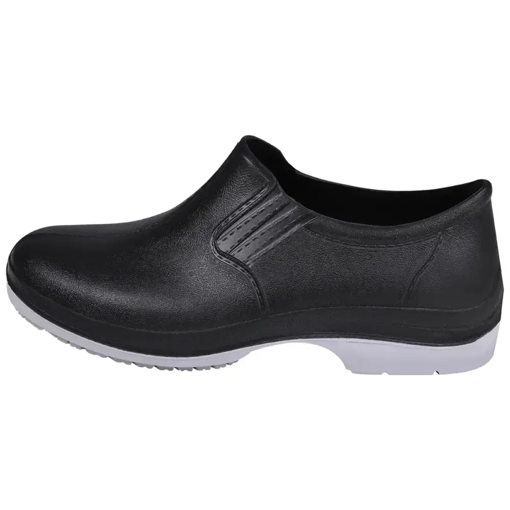 Sapato de pu bidensidade preto antiderrapante N°33 Worker — fotografia 8