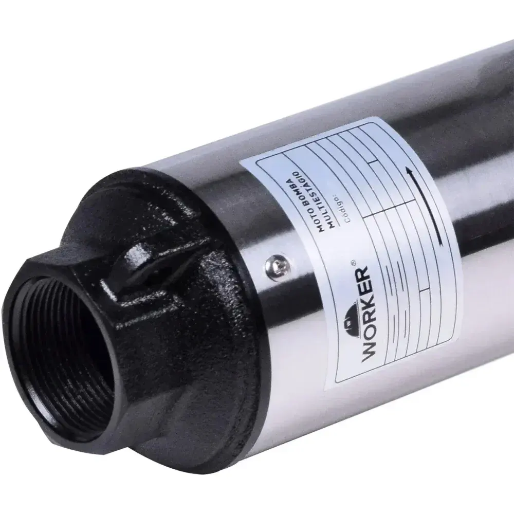 Bomba submersa multiestágio 4 1,5HP 1100W Worker — fotografia 11