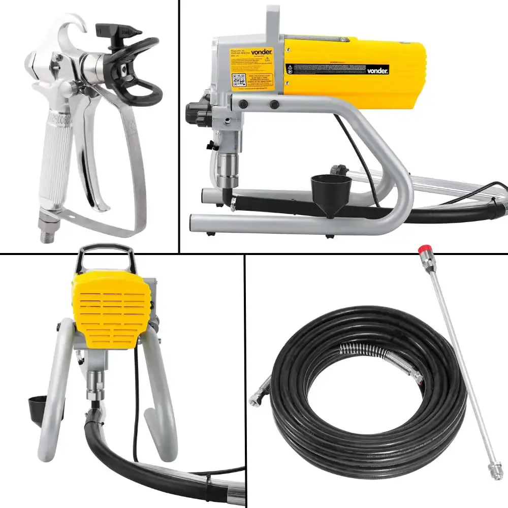 Máquina de pintura airless 1,2 HP MPA 120 Vonder com conjunto pintura 5 peças NOVE54 110 V — fotografia 4