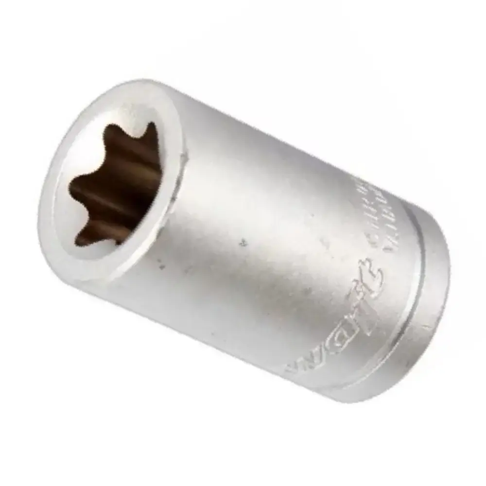 Soquete encaixe estriado 1/2 x 12MM 6055 Brasfort — fotografia 3