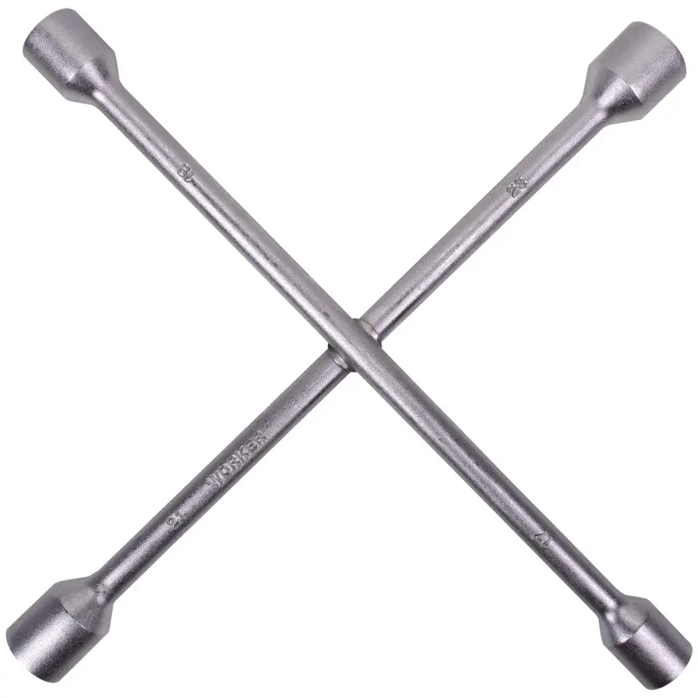 Chave de roda tipo cruz 17X19X21X23MM Worker