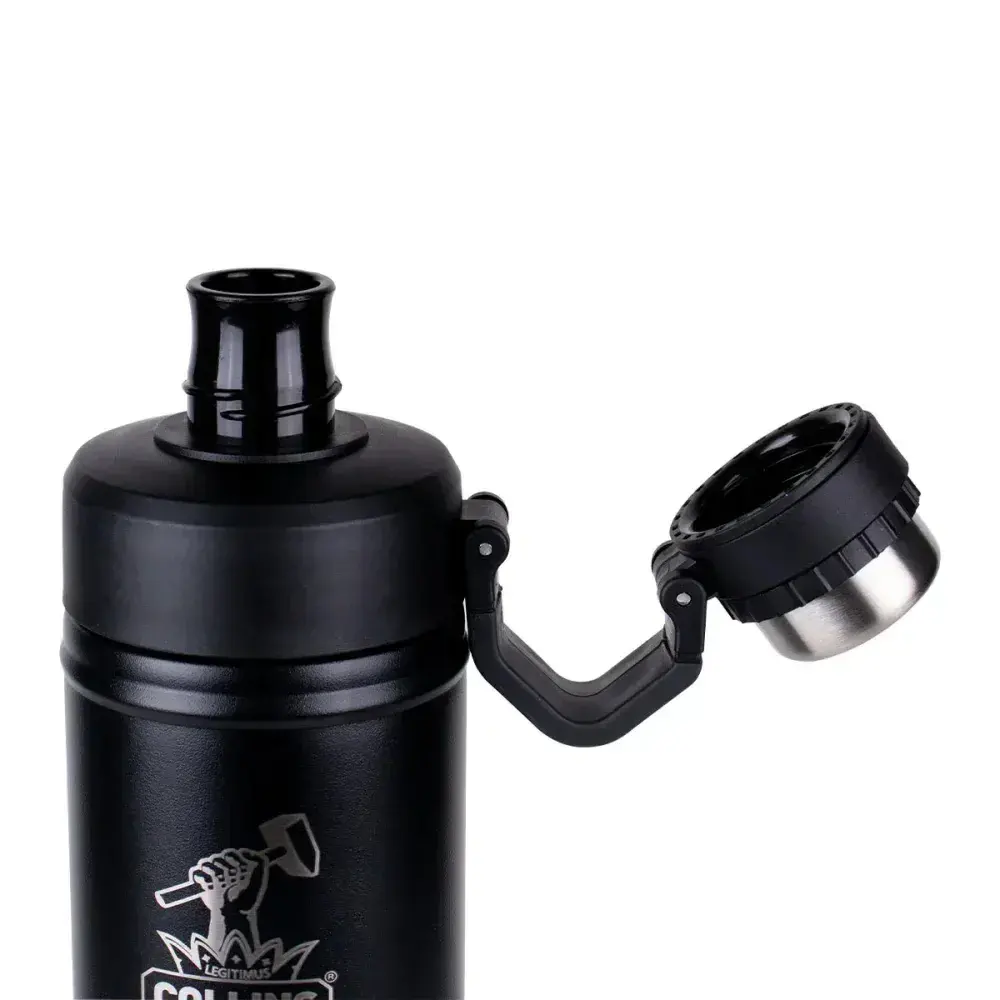 Squeeze térmico aço inox 750ML preto Collins — fotografia 8