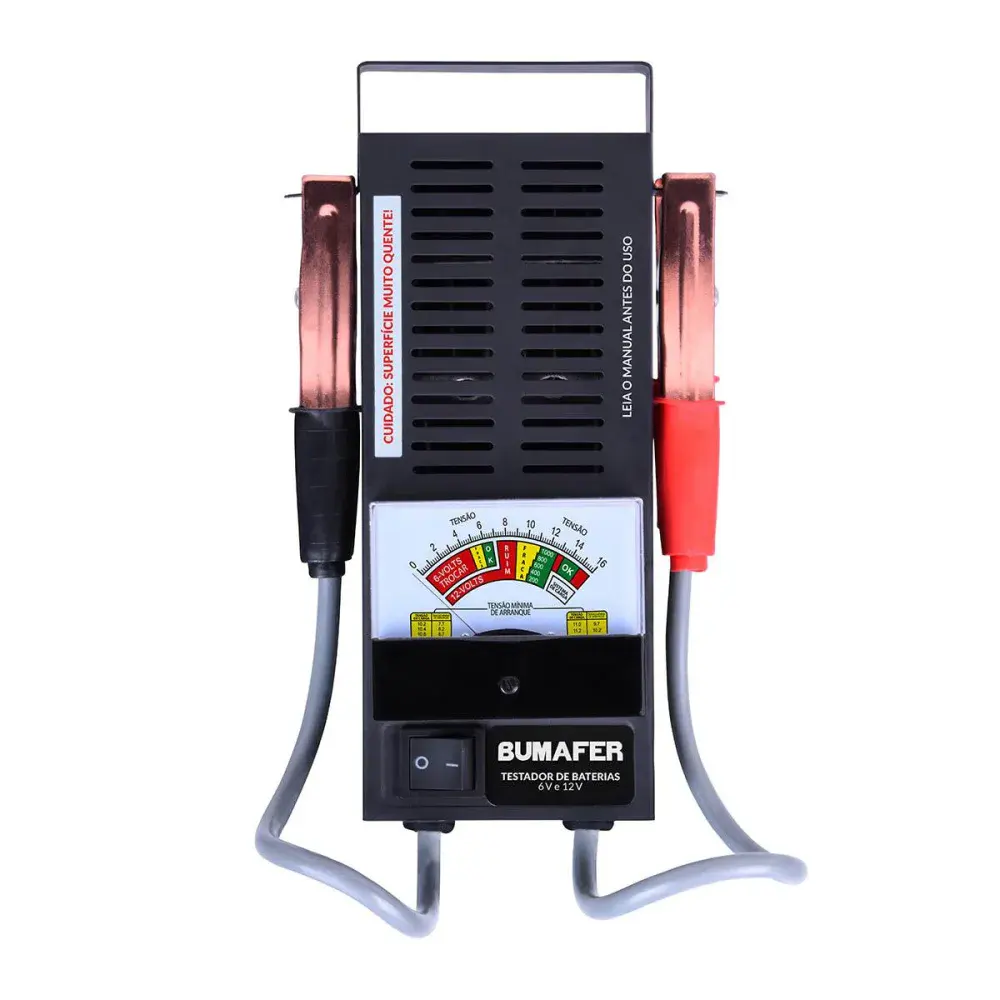 Testador de bateria 6V e 12V Bumafer