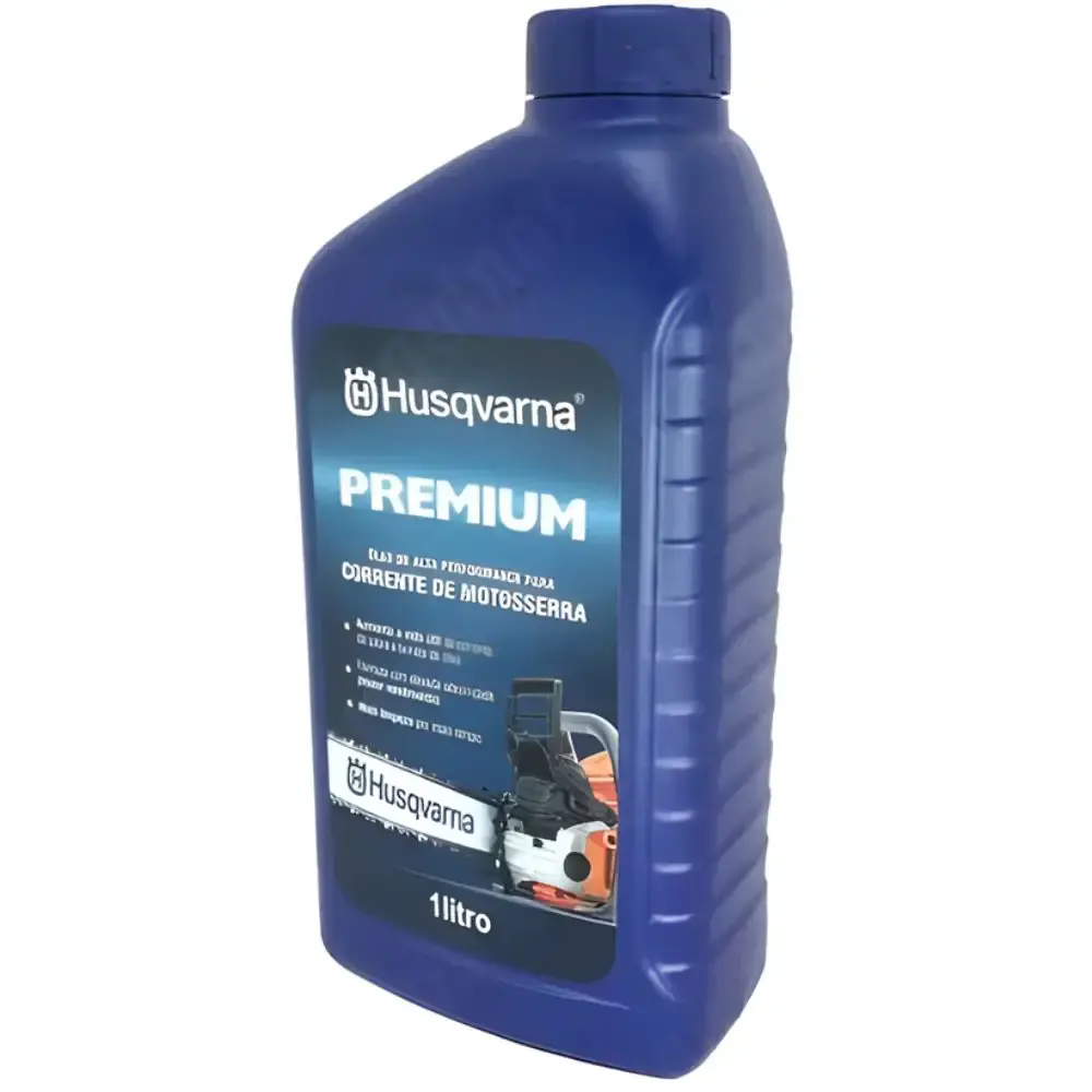 Óleo lubrificante para corrente de motosserra 1 litro Husqvarna — fotografia 2
