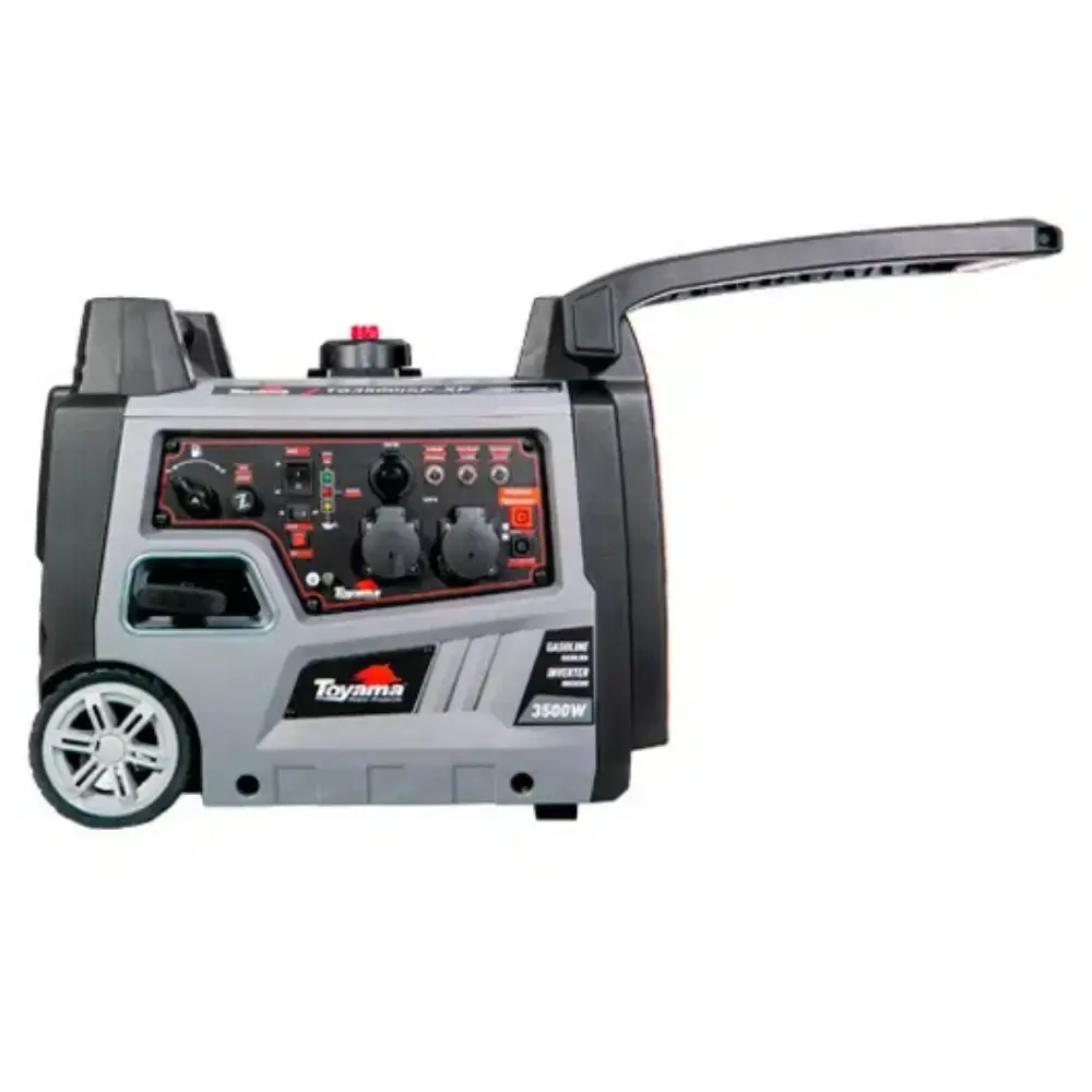 Gerador energia portátil à gasolina 3,5 KVA silencioso partida manual TG3500I Toyama 220 V — fotografia 2
