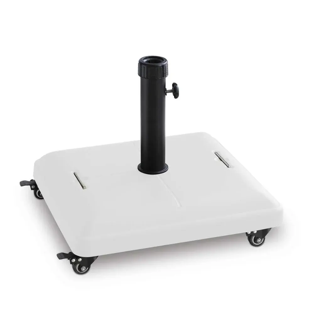 Base de concreto modelo quadrada e branca com 50CM Kala — fotografia de referência