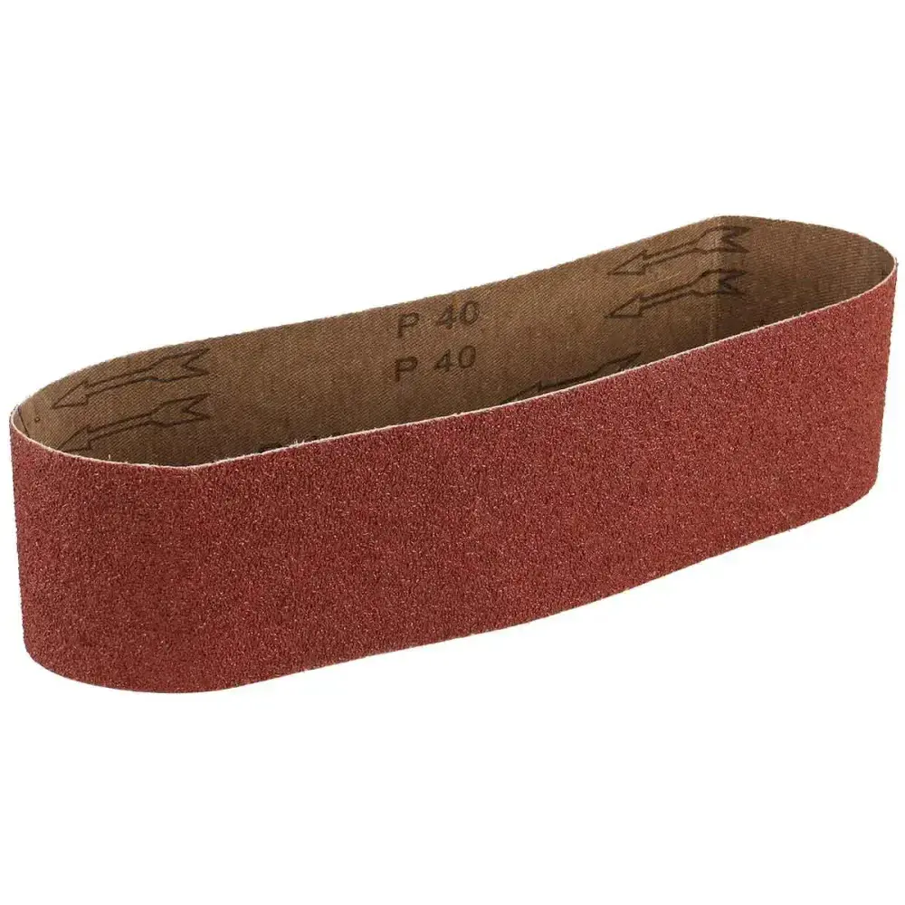 Lixa cinta 75 x 610MM grão 40 costado de lona 3 peç Worker — fotografia 5