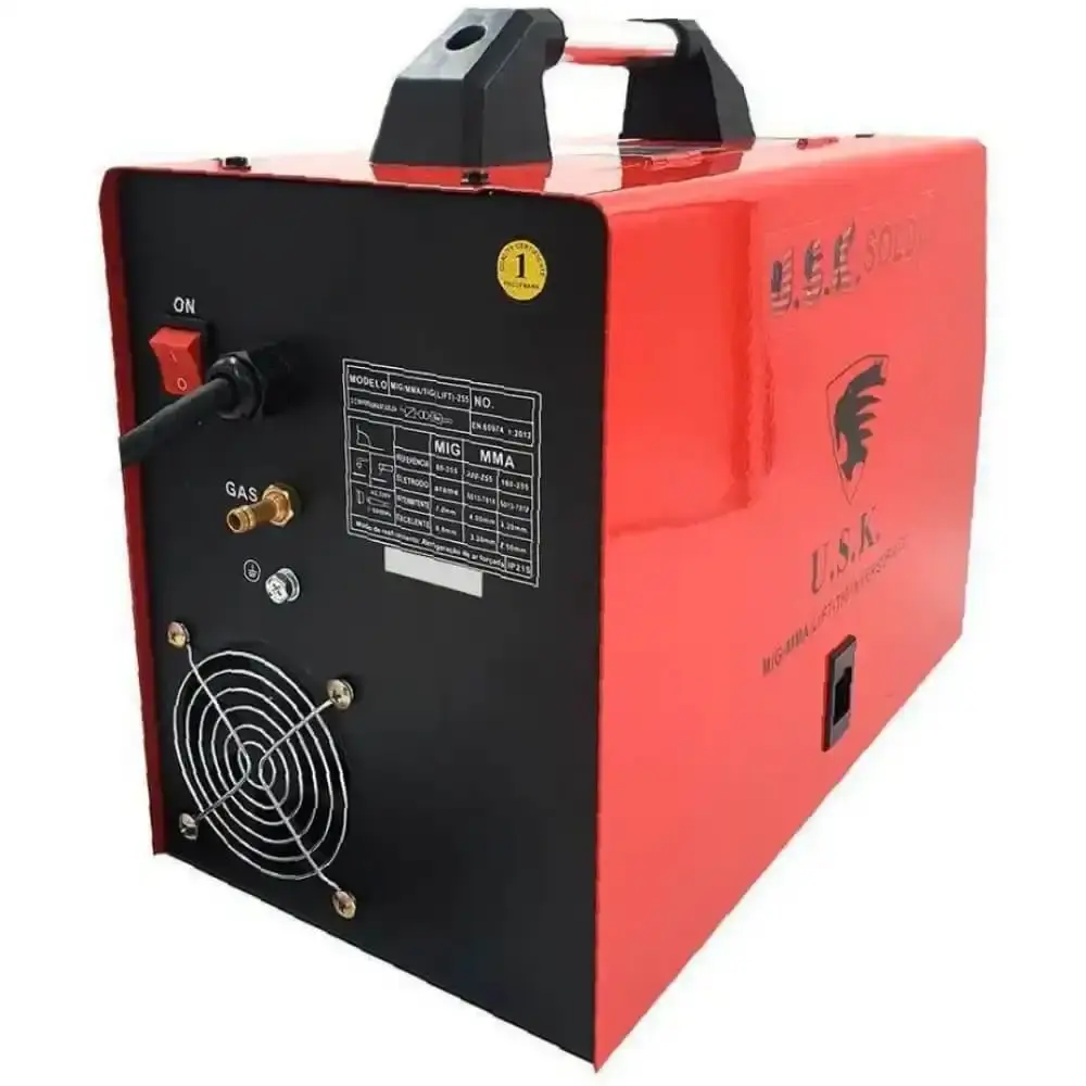 Maquina de solda inversora multiprocessos MIG | MAG | MMA | TIG bivolt LIFT-255 USK — fotografia 5