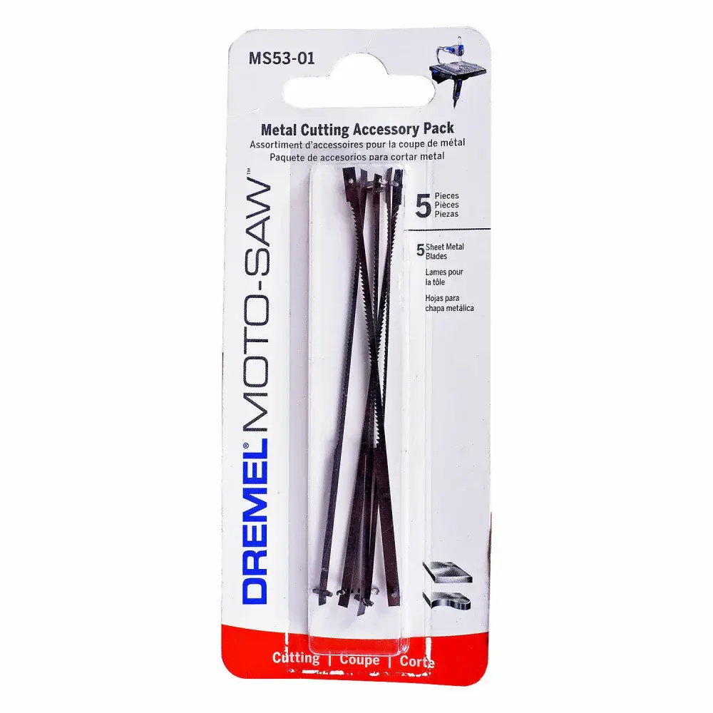 Lâmina para metal usada na moto-saw MS53 Dremel - 5 peç — fotografia de referência