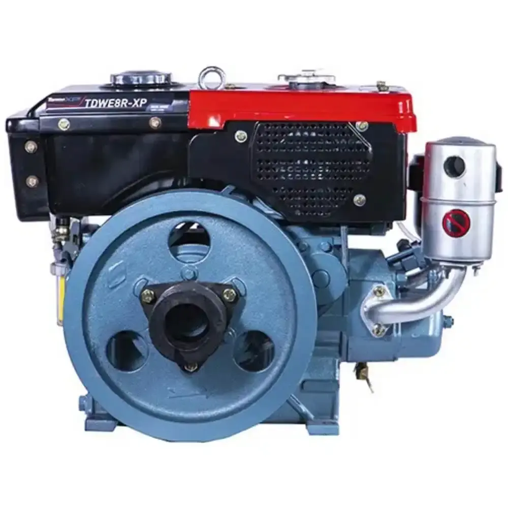 Motor diesel 7,7 HP partida manual 2400 RPM 4T TDWE8R-XP Toyama — fotografia 2