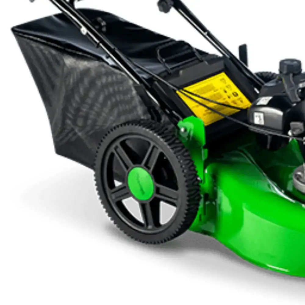Cortador de grama gasolina 6.5 HP 4T recolhedor roda alta LF-55C Trapp — fotografia 5