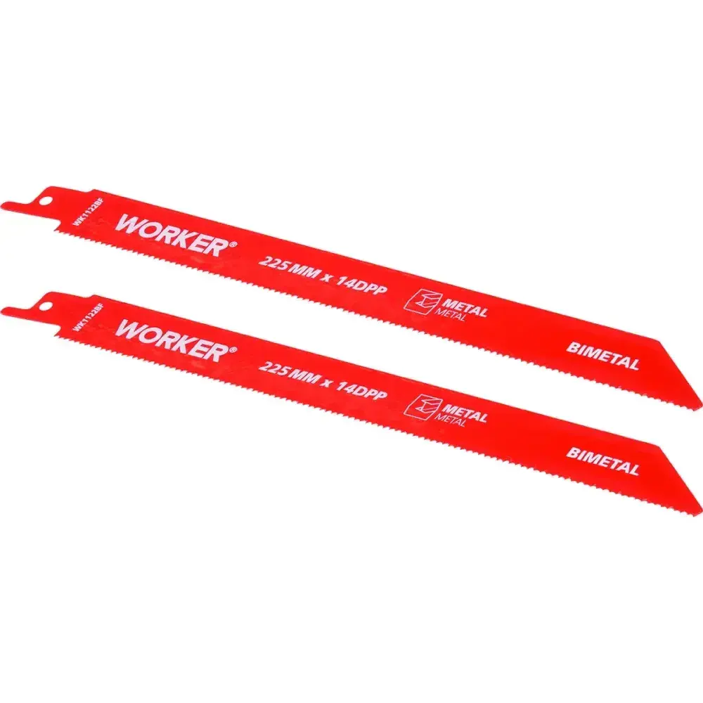 Lâmina para serra sabre bimetálica 1/2” 225MM 14 dentes Worker — fotografia 7