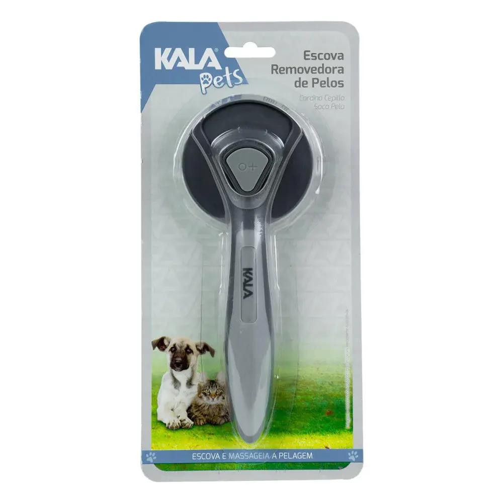 Escova removedora de pelos para pet em excesso da Kala