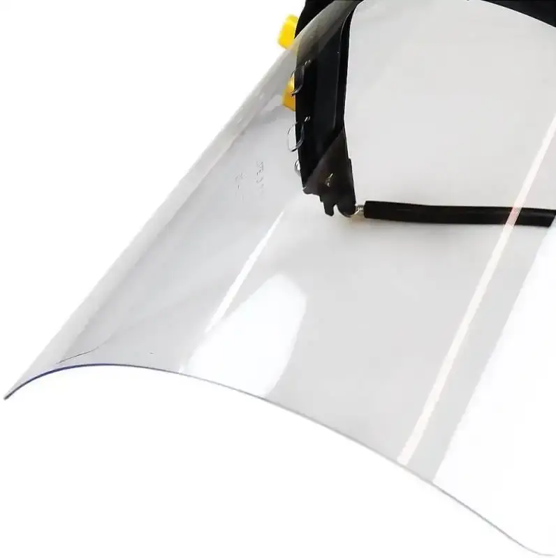 Protetor facial incolor visor em policarbonato Carbografite — fotografia 3