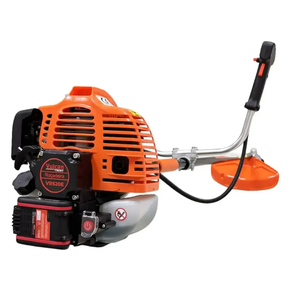 Roçadeira lateral a gasolina VR520E 2T 52CC 2,5HP elétrica e bateria Vulcan — fotografia 7