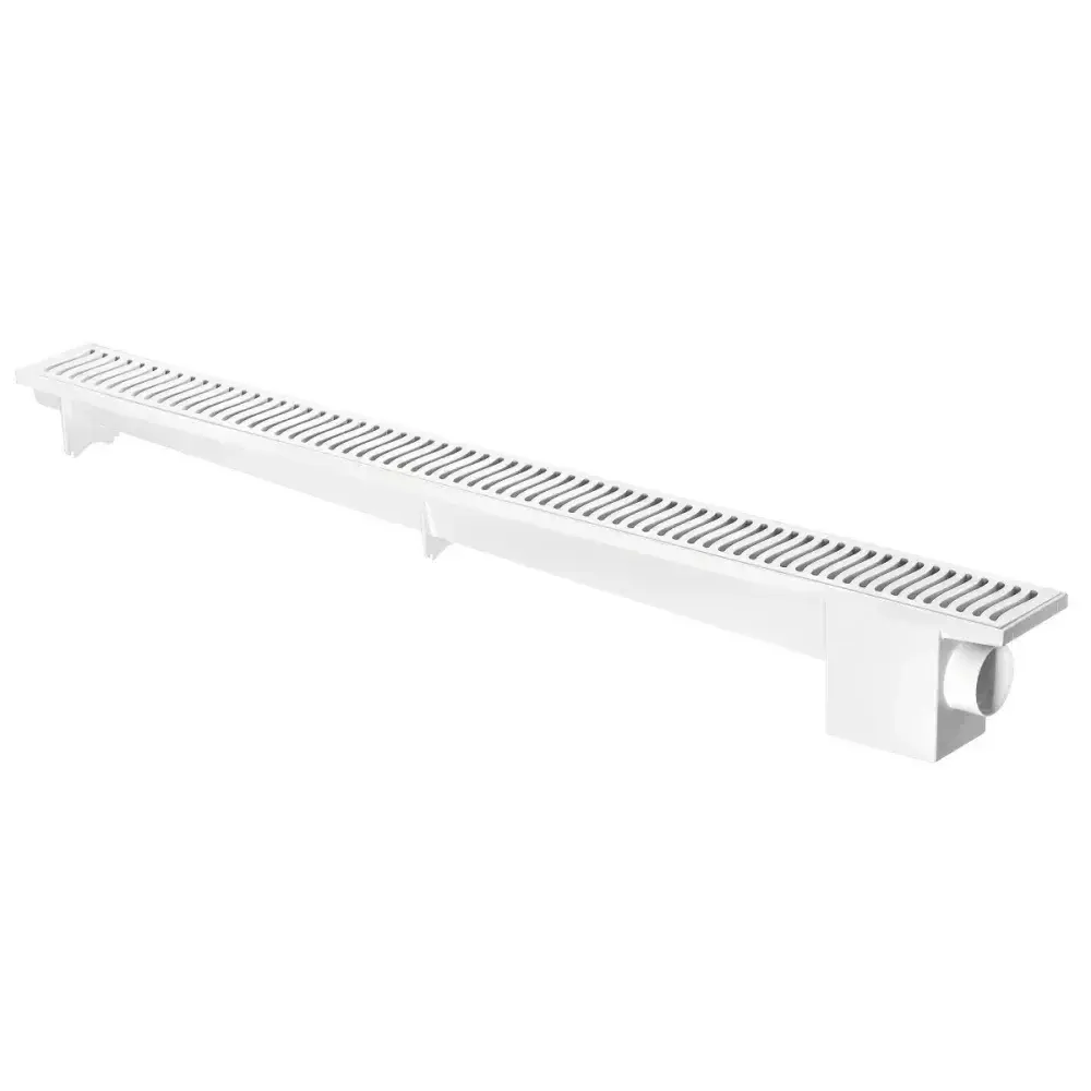 Ralo e grelha linear modulável branco 70CM Herc — fotografia 2
