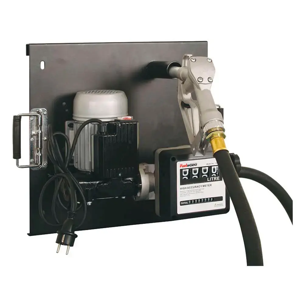 Bomba kit Diesel 120L/MIN com Mangueira Medidor 230V BREMEN — fotografia 5