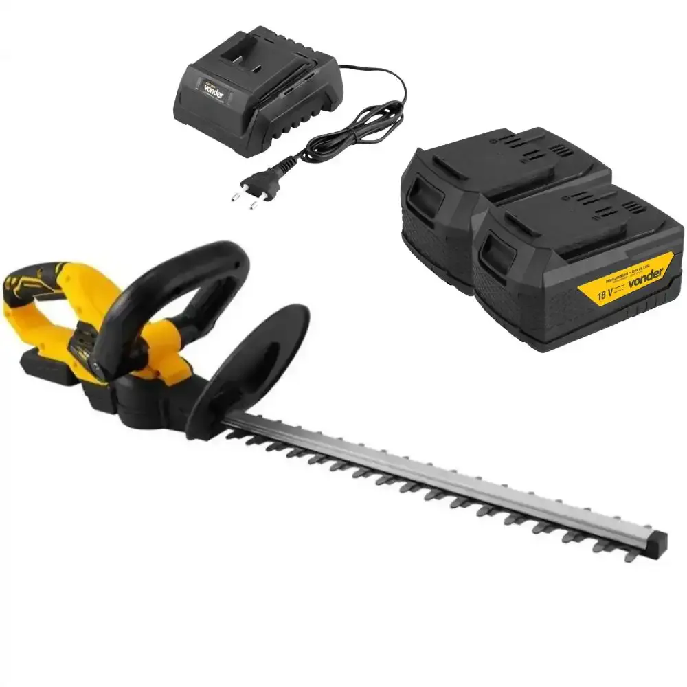 Aparador de cerca viva a bateria IACV1832 com 2 baterias 18V 4AH e carregador bivolt Vonder